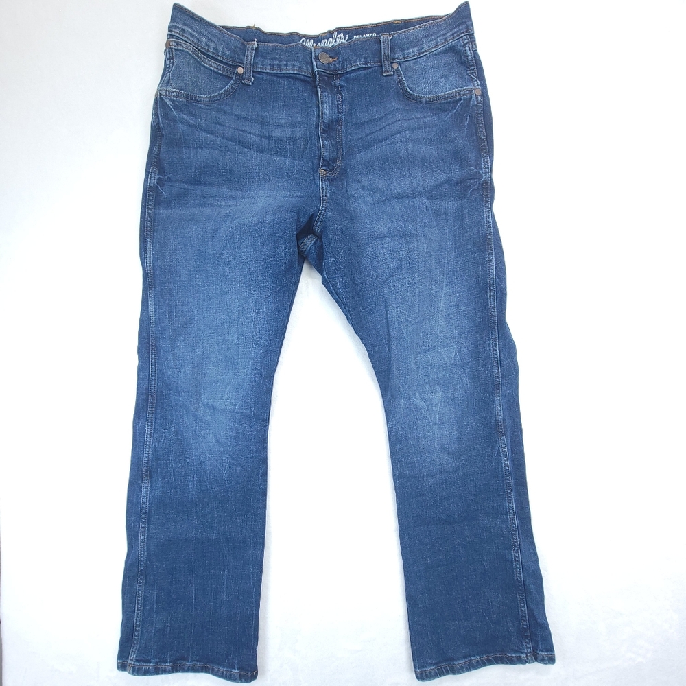 Wrangler Retro Jeans Mens 38x32 (38x30) Blue Relaxed Boot Western Denim